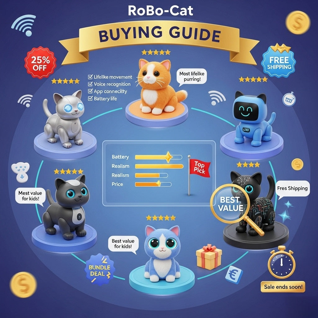 Top 5 Robotic Cats Reviews, Comparisons, and Best Deals – Your Ultimate Buying Guide
