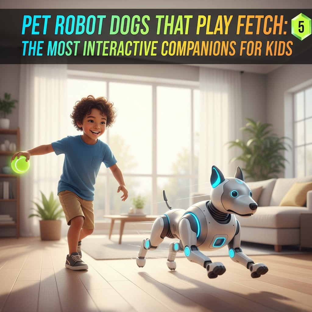 Pet Robot Dogs That Play Fetch: The 5 Most Interactive Companions for