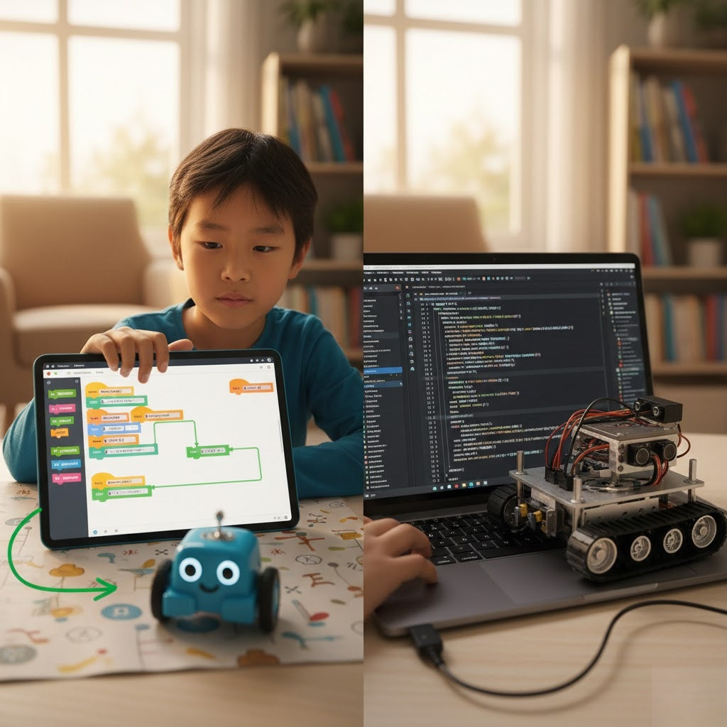 Block-Based Coding vs. Python: Which STEM Robot Platform is Best for Your Child?