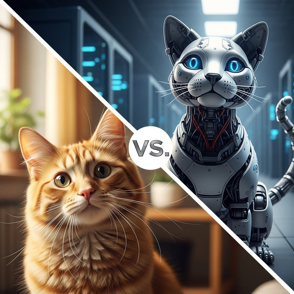 Companion Robot Cat vs. Real Cat: Which is the Right Pet for You?