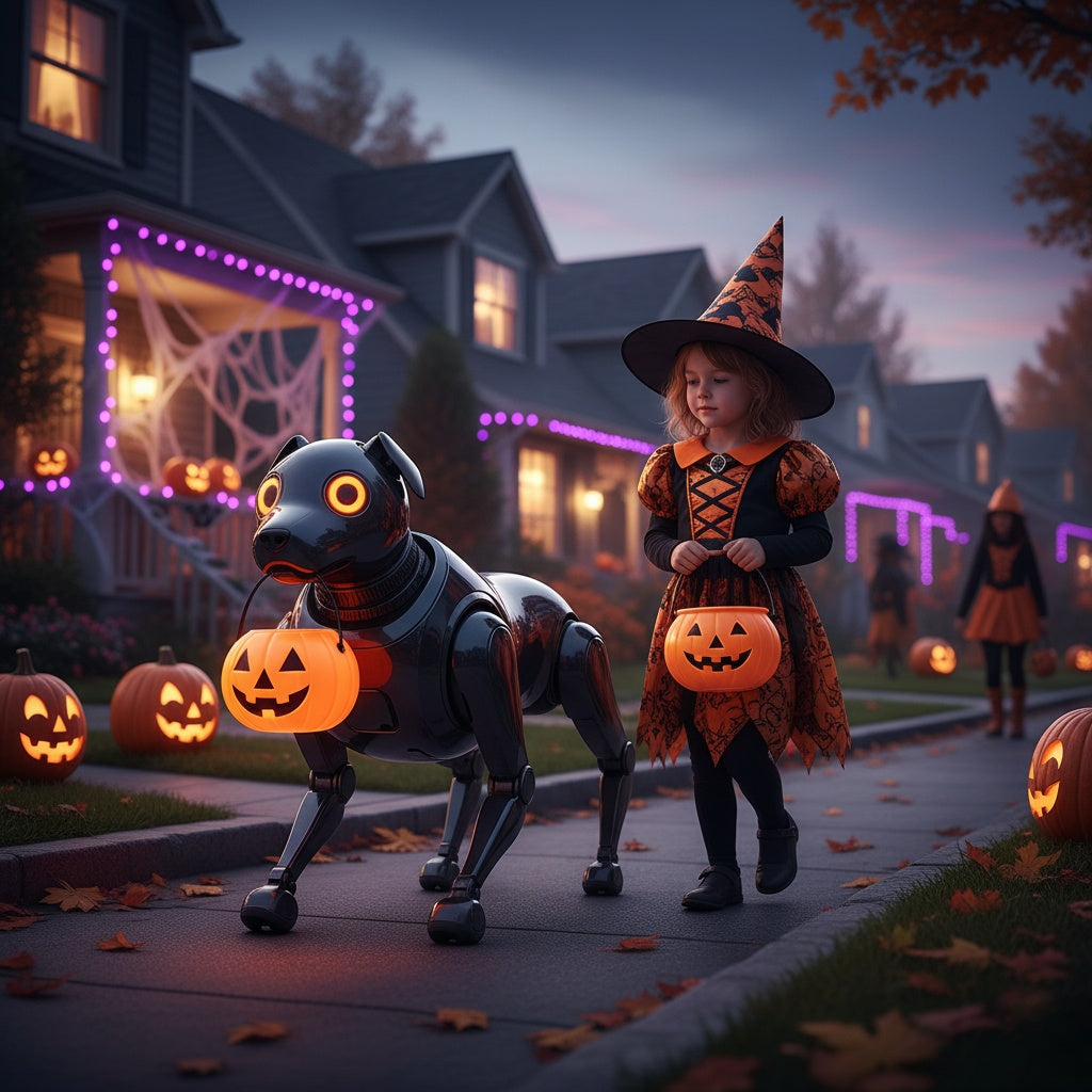 Why a Robot Dog Is the Ultimate Trick-or-Treat Companion This Halloween