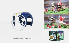 Football Fanatic Blue