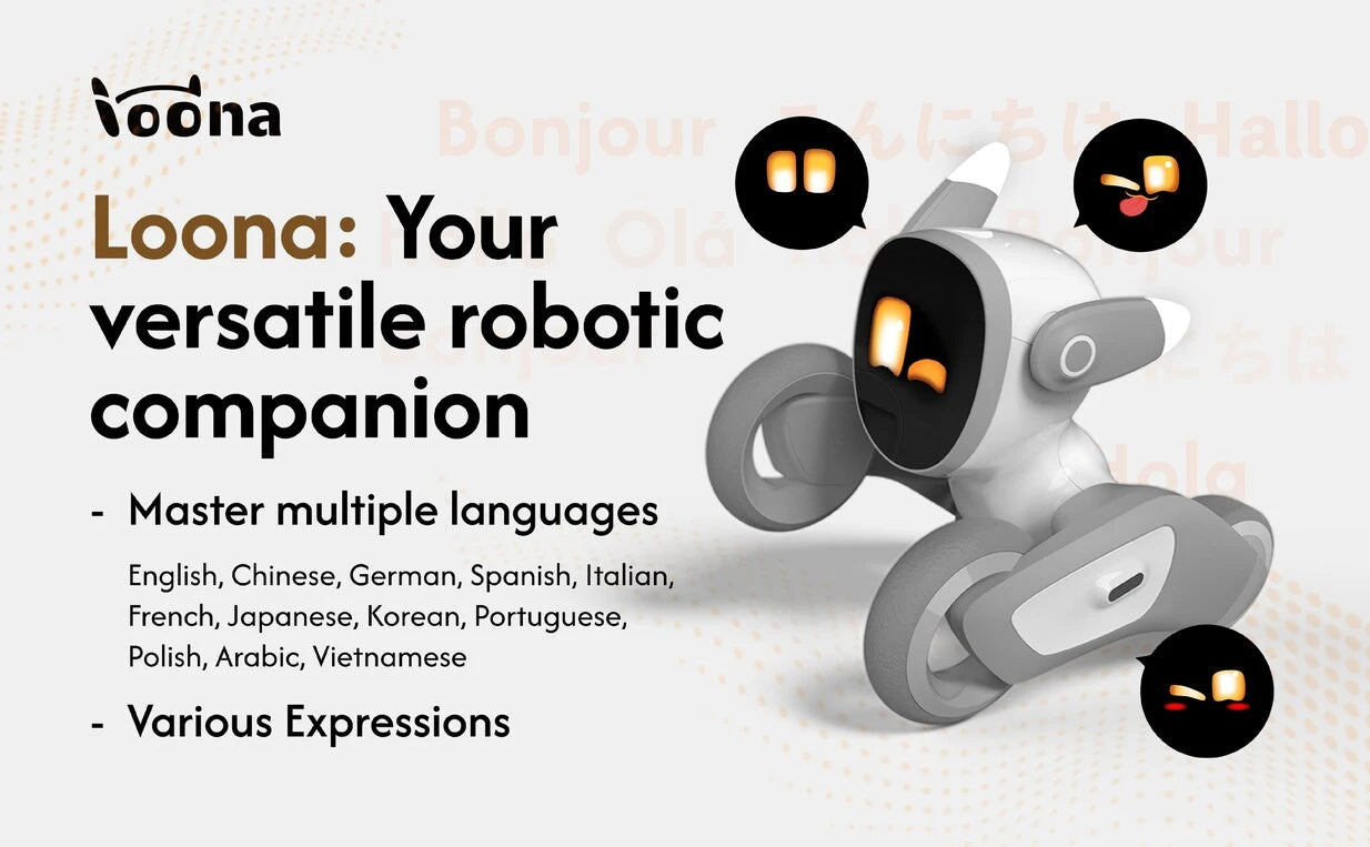 Loona Cute Emo Robot Puppy - Your Smart Robotis Pet Companion